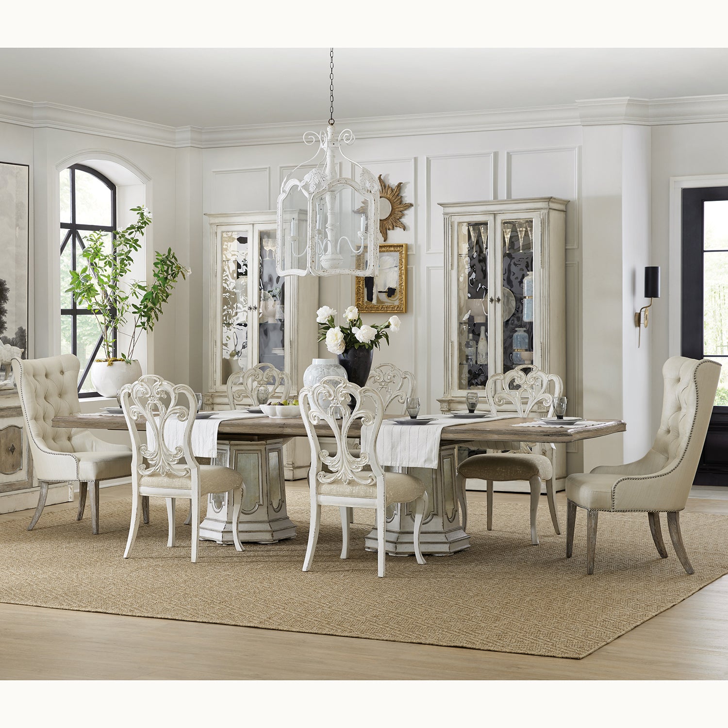 Hooker Furniture Sanctuary Hostesse Upholstered Chair Set of 2