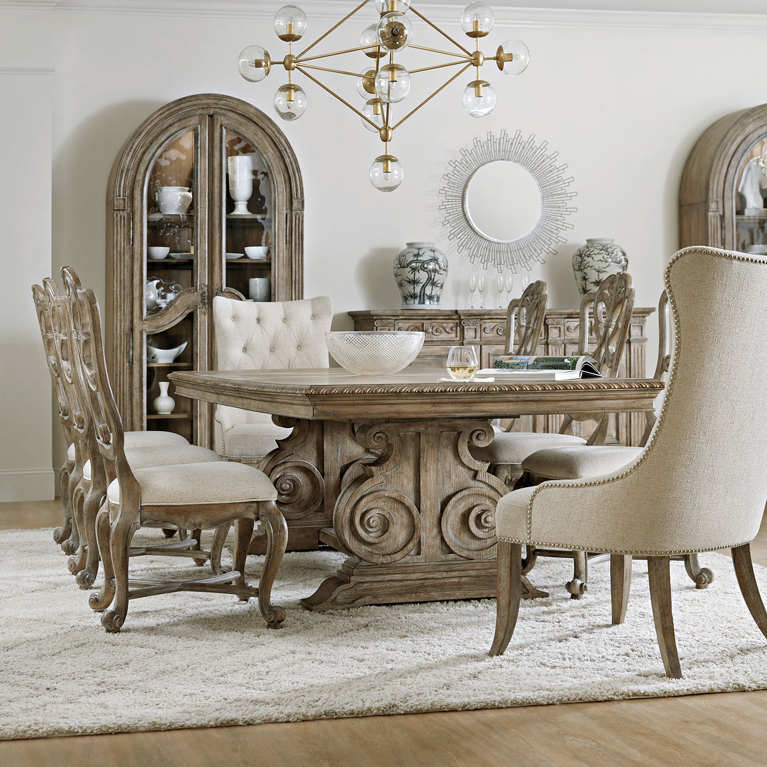 Hooker Furniture Castella Rectangle Dining Table