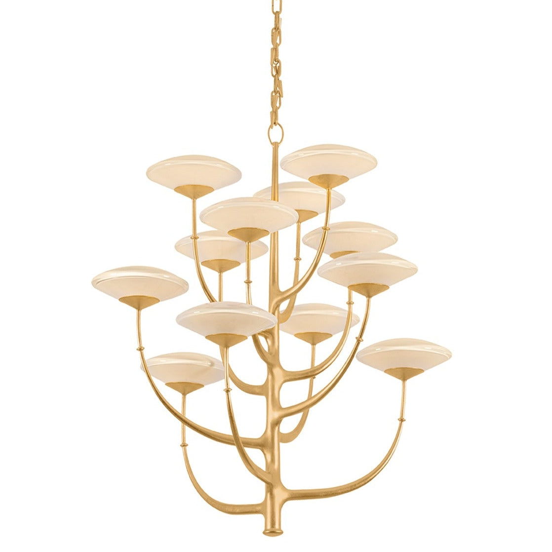 Noz Nozawa x Corbett Lighting Pluro Small Chandelier