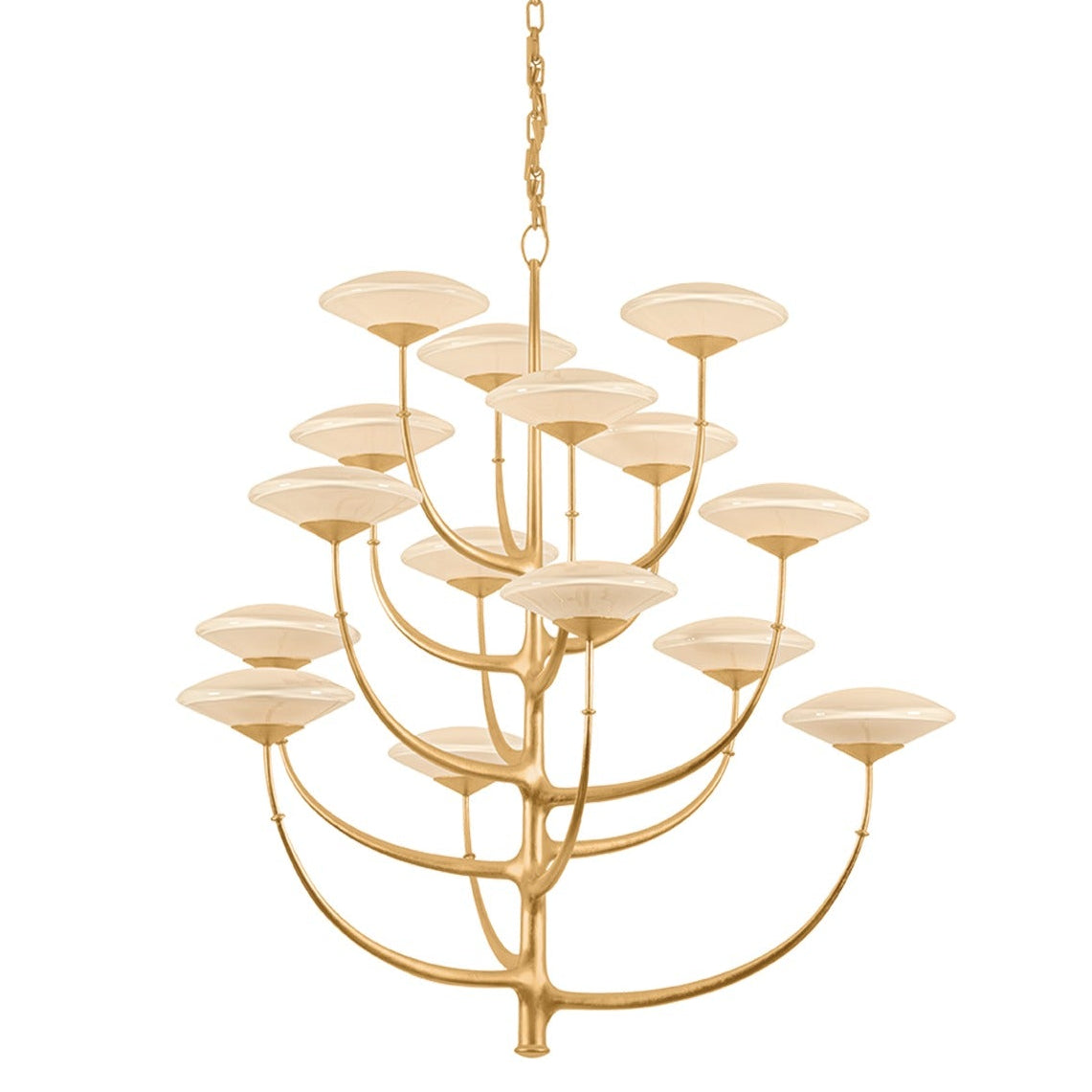 Noz Nozawa x Corbett Lighting Pluro Large Chandelier