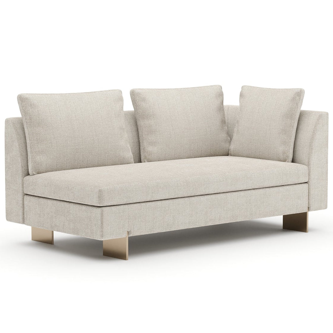 Caracole Altura Pearl RAF Modular Loveseat