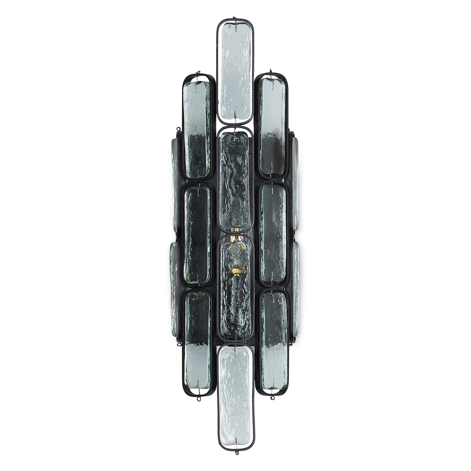 Currey & Co Centurion Recycled Glass Wall Sconce