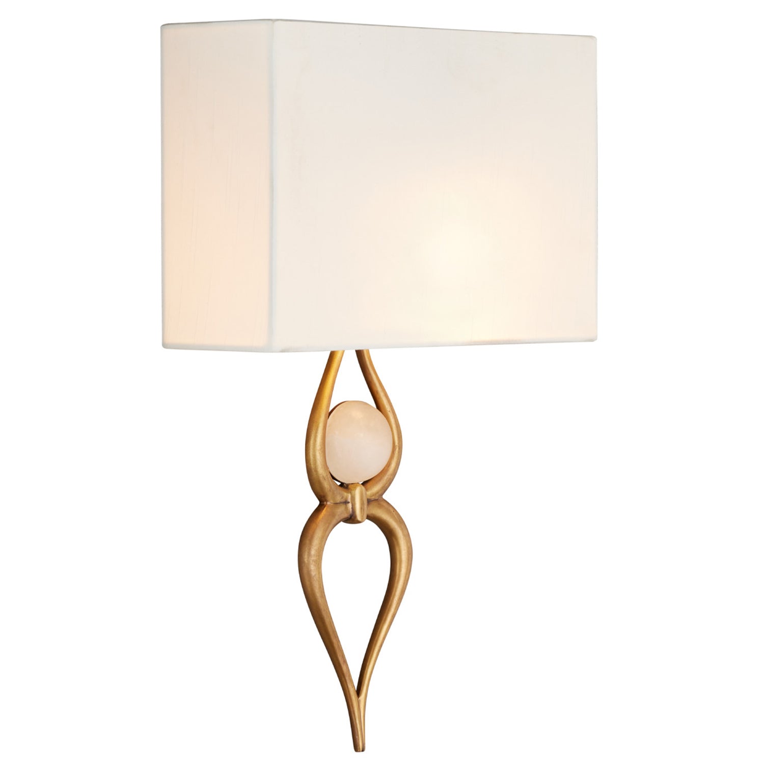 Currey & Co Omorfos Brass Wall Sconce