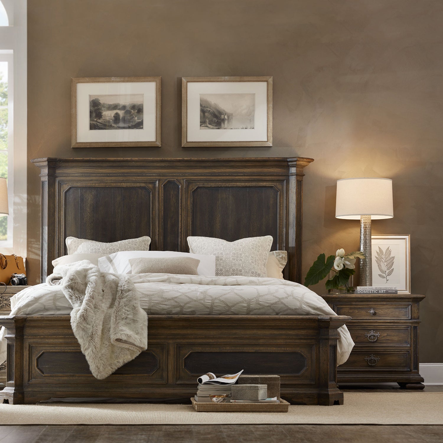 Hooker Furniture Elmendorf Three-Drawer Nightstand