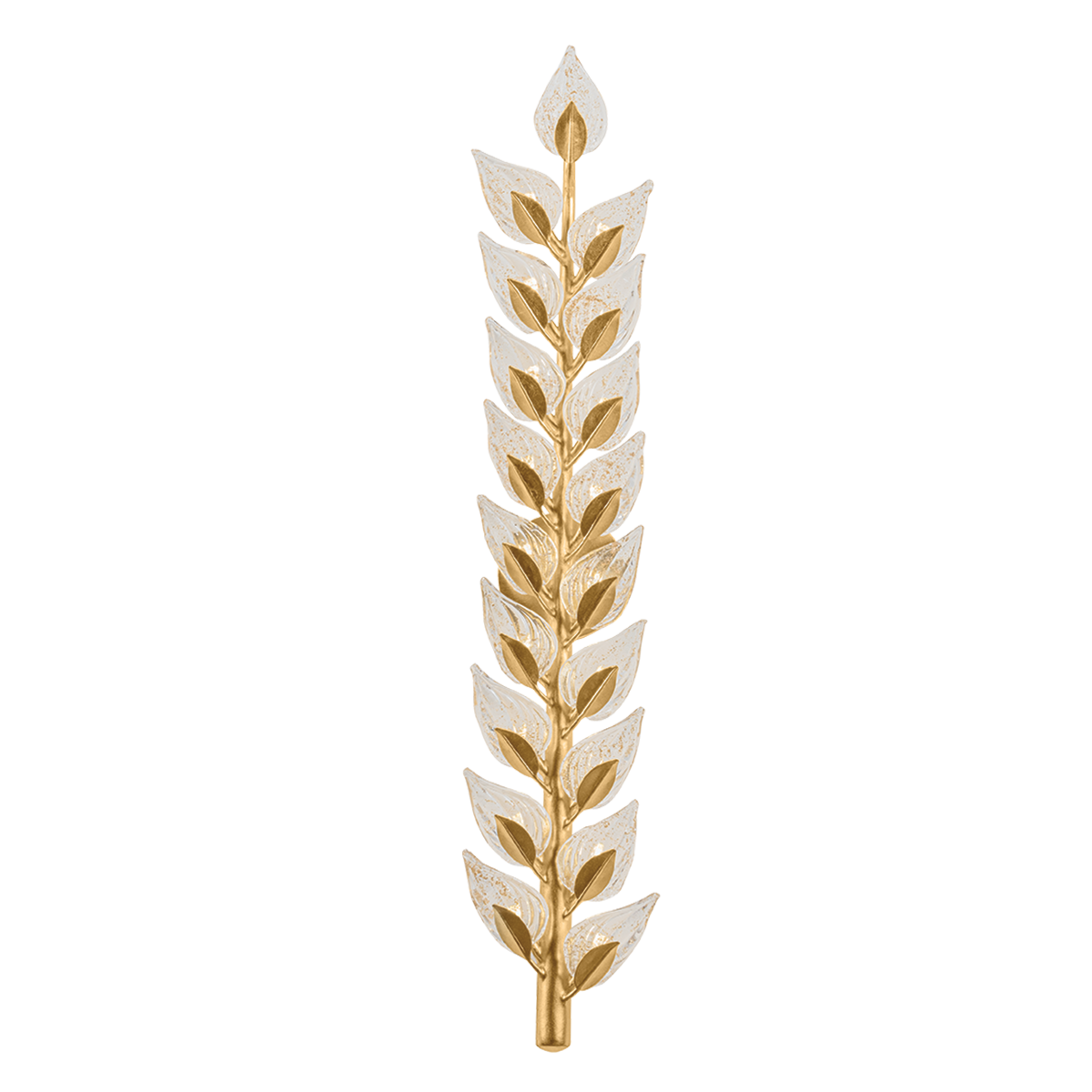 Corbett Lighting Ariadne Large Wall Sconce in Vintage Gold Leaf, primary product view