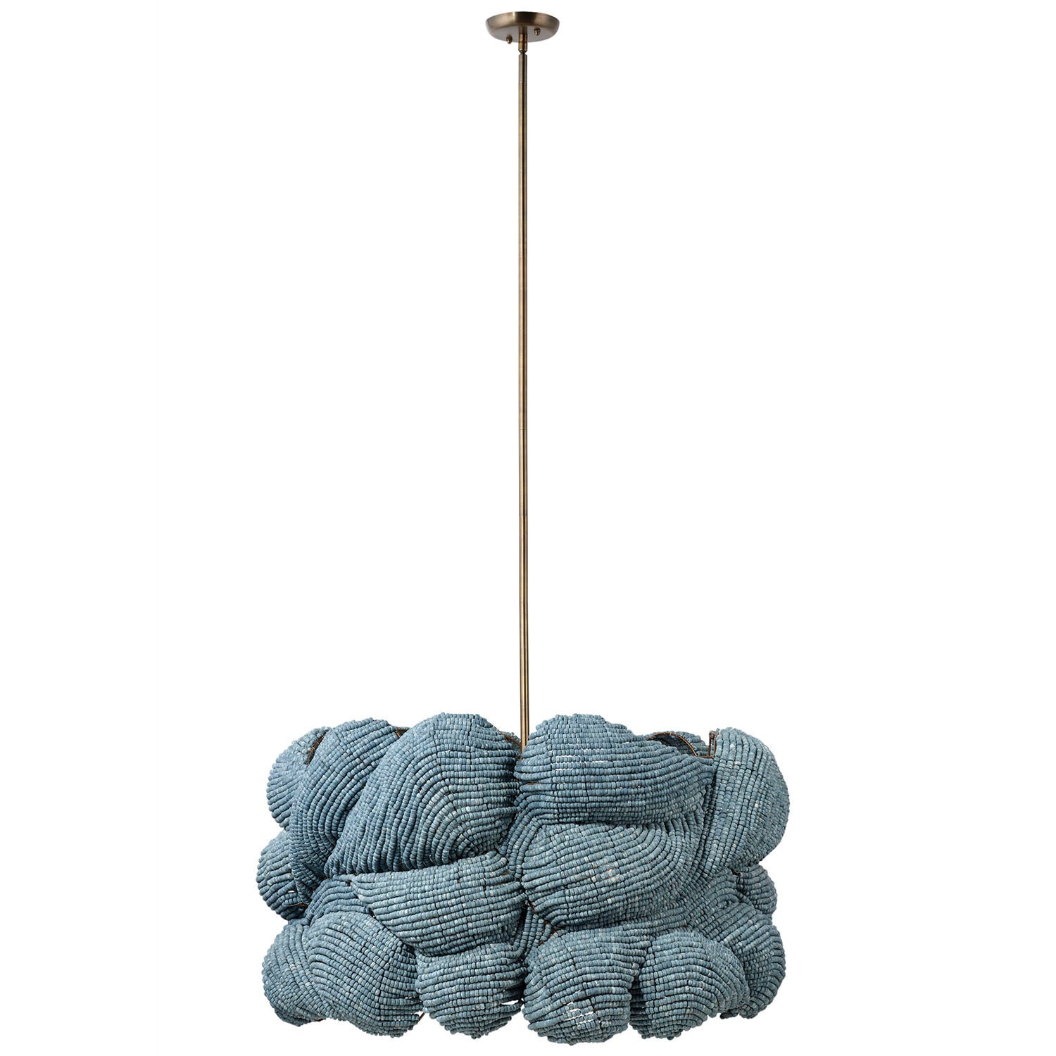 Jamie Young Anguilla Blue Large Chandelier