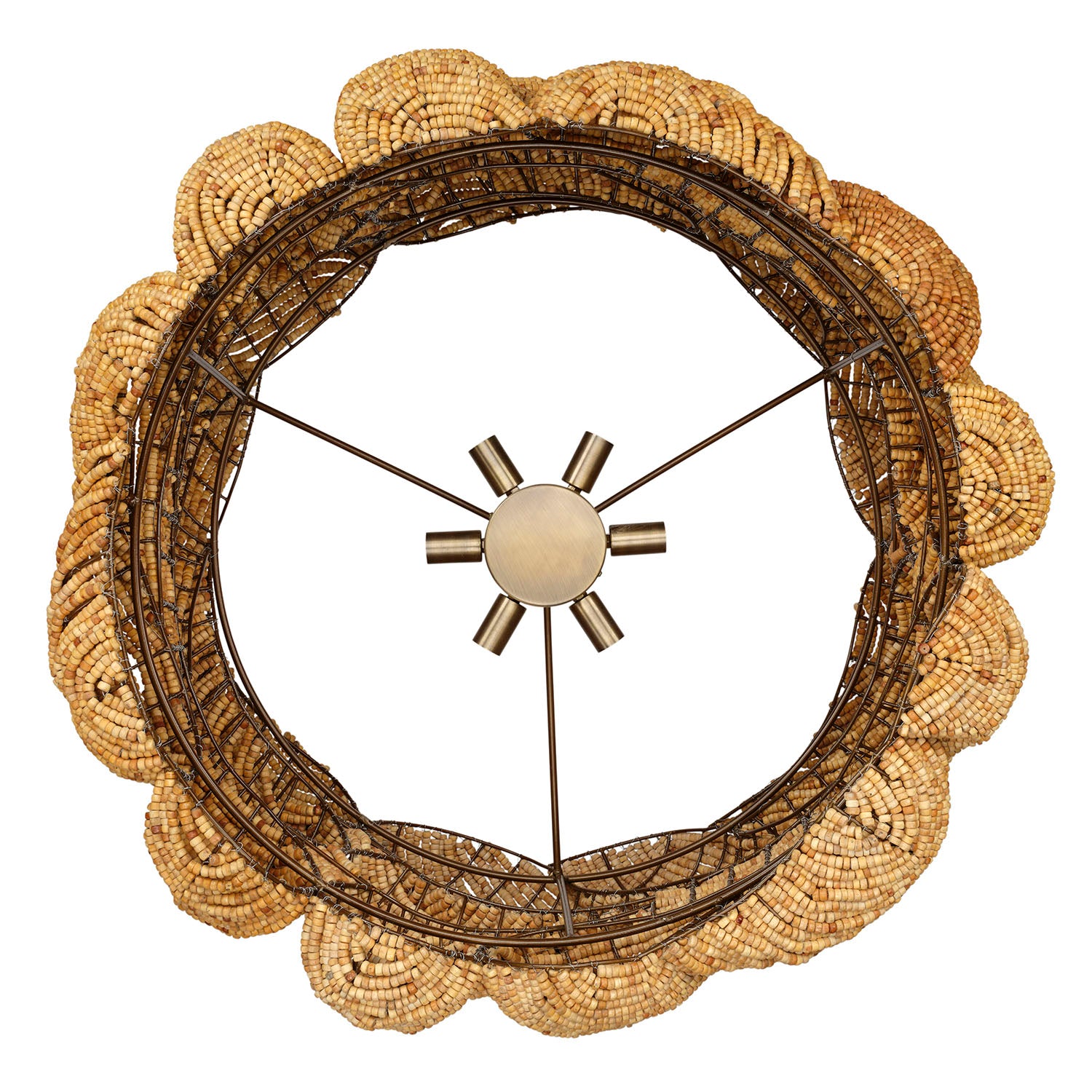 Jamie Young Anguilla Natural Large Chandelier