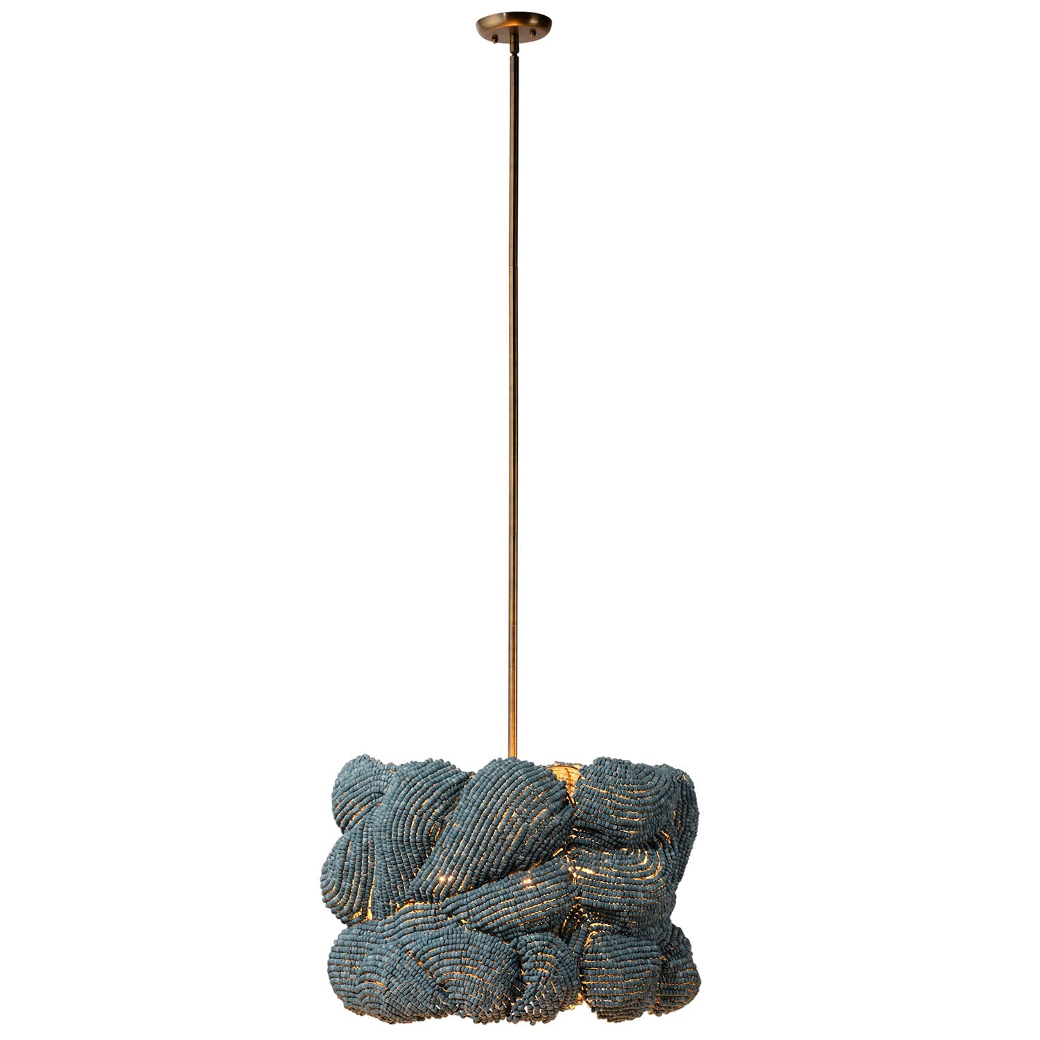 Jamie Young Anguilla Blue Small Chandelier