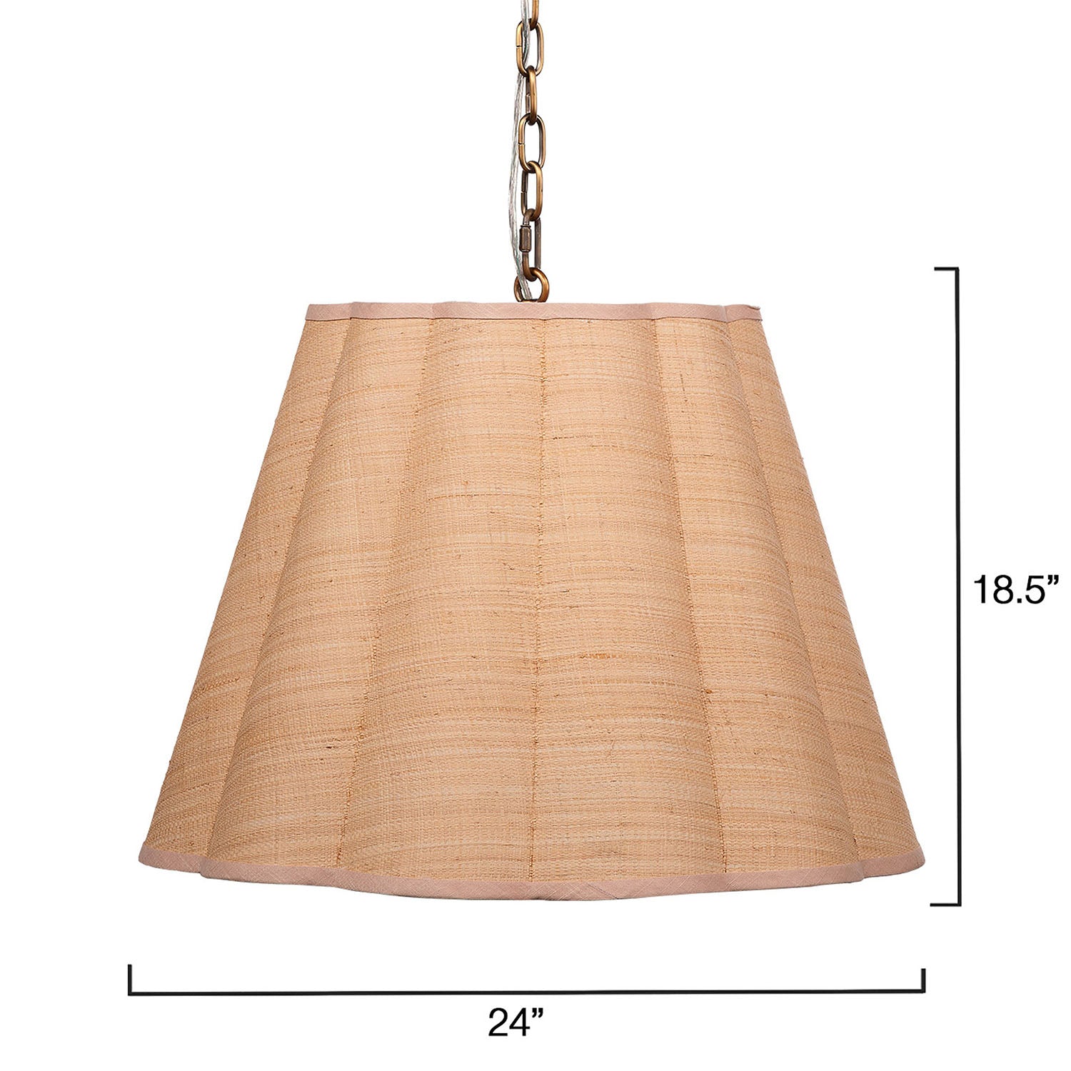 Jamie Young Scalloped Hanging Pendant