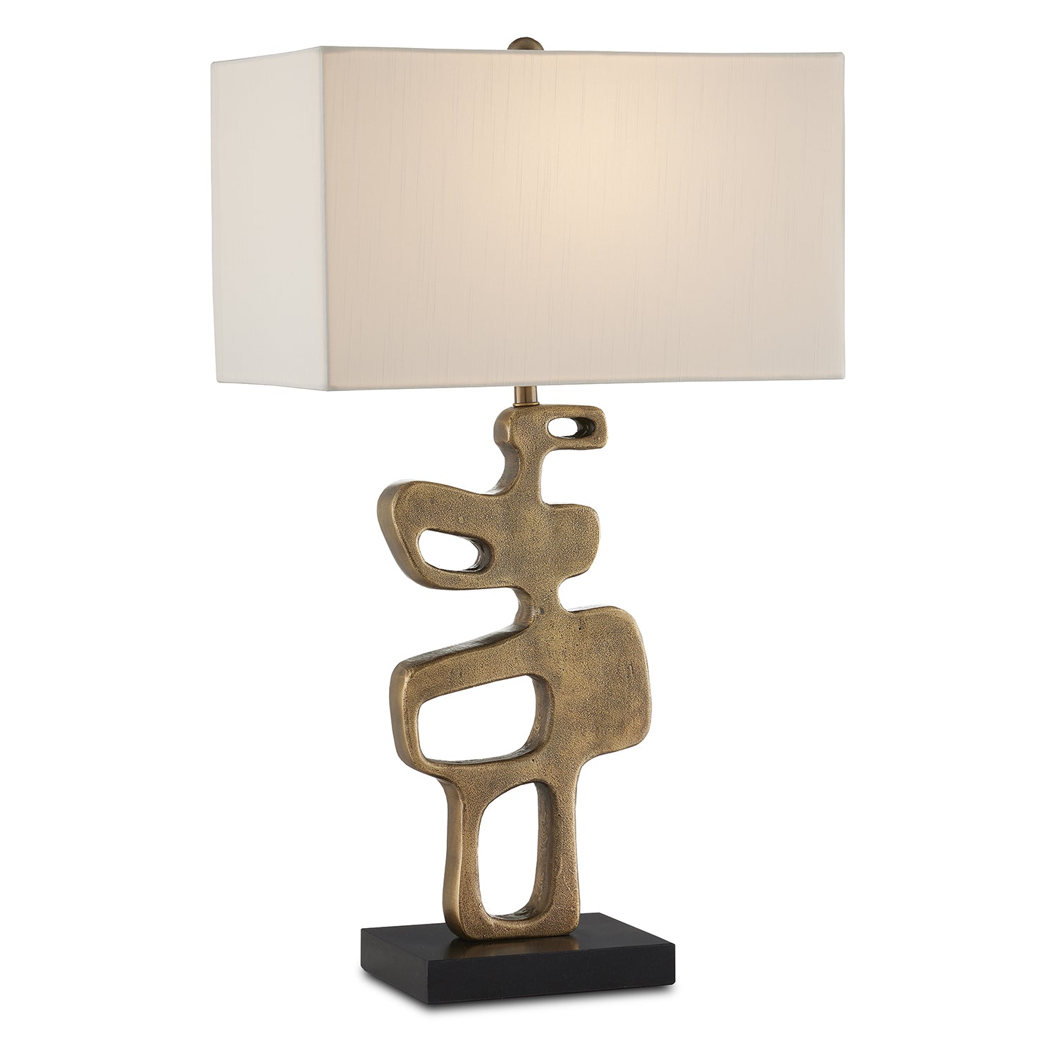 Currey & Co Mithra Brass Table Lamp
