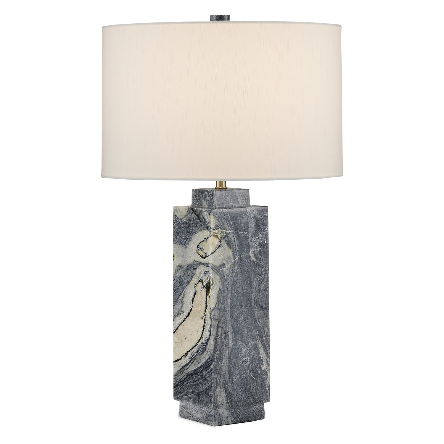 Currey & Co Ashlar Marble Table Lamp