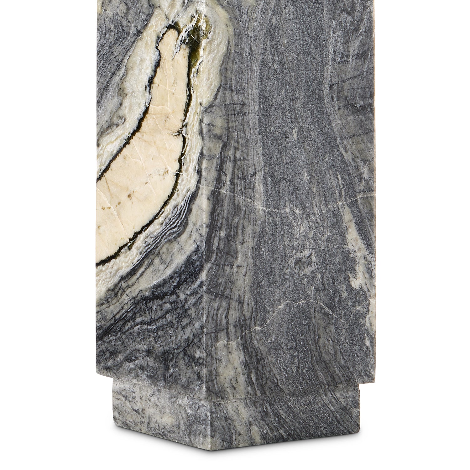 Currey & Co Ashlar Marble Table Lamp