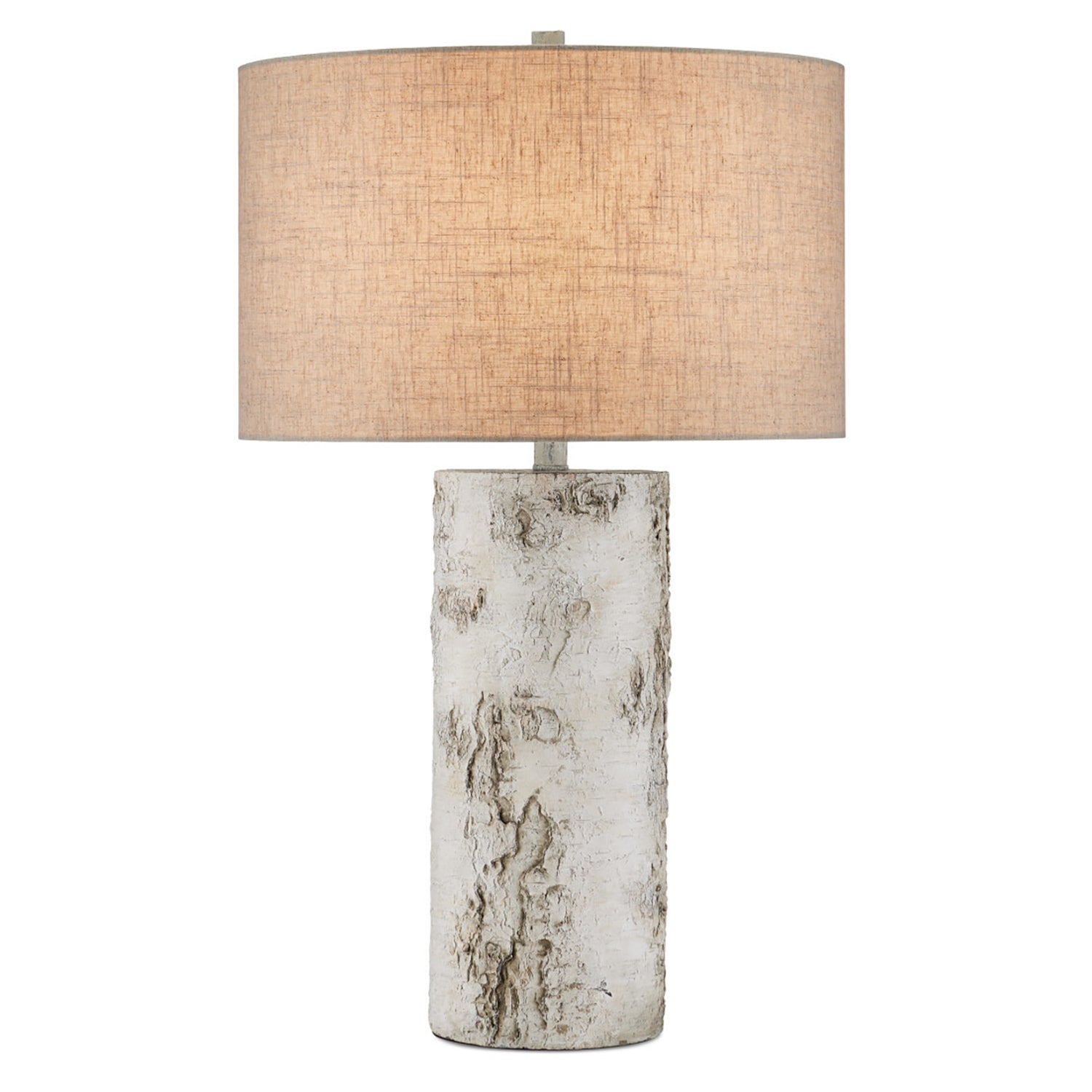 Currey & Co Faux Birch Table Lamp