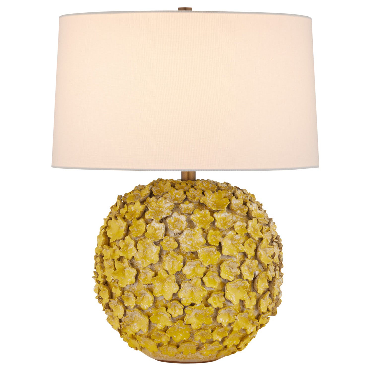 Currey & Co Mantilla Yellow Table Lamp