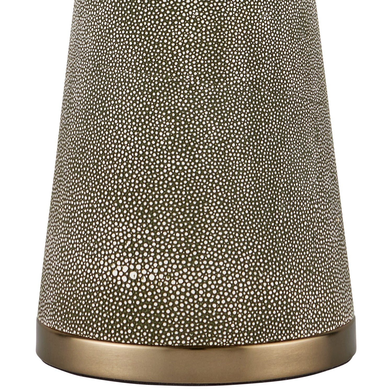 Currey & Co Galuchat Green Hourglass Table Lamp