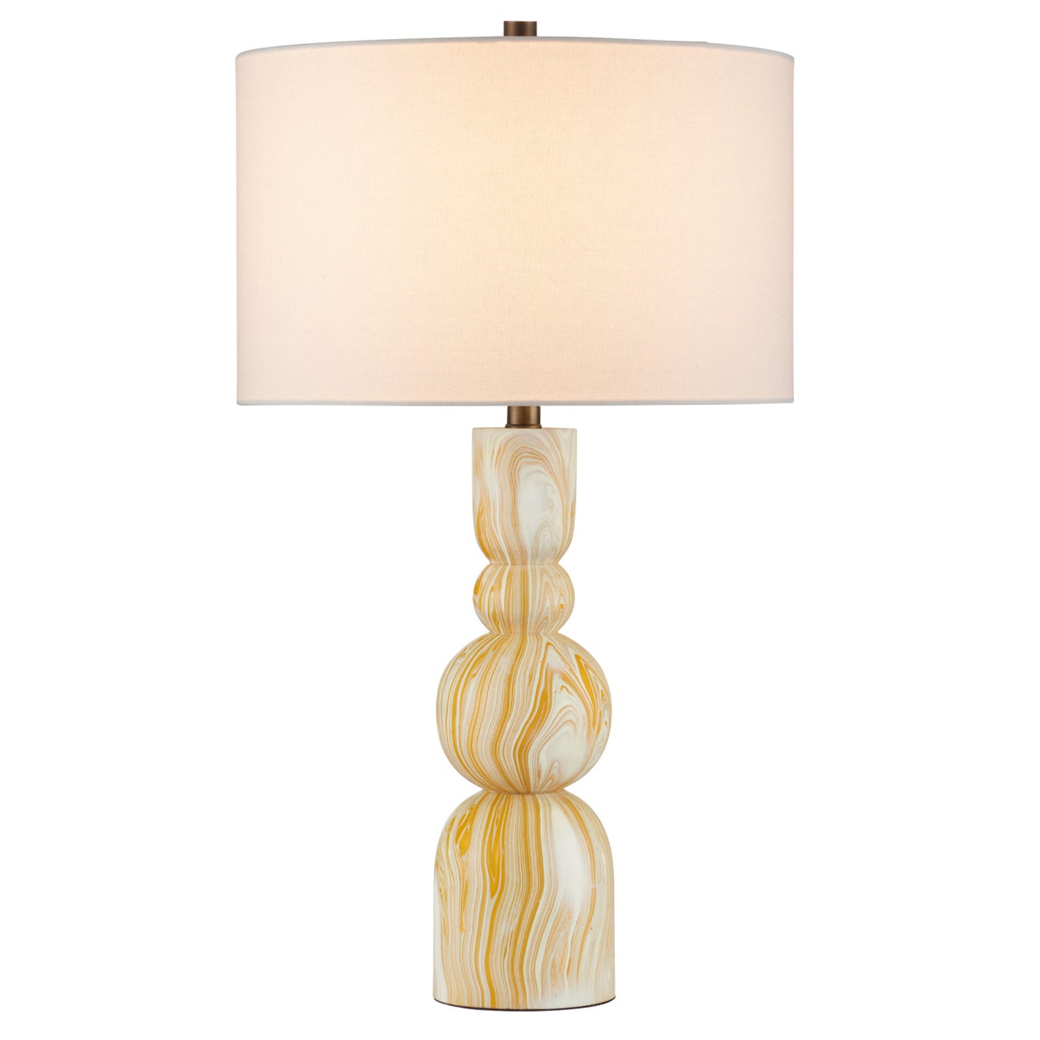 Currey & Co Chawton Yellow Table Lamp