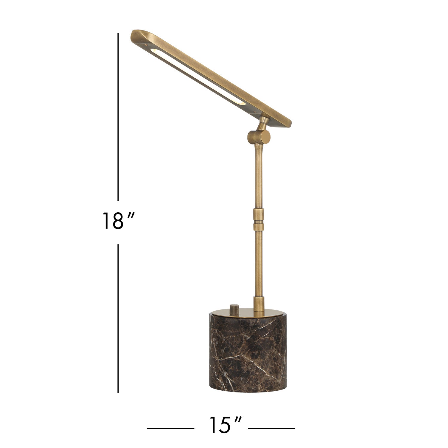 Currey & Co Hanford Brass Table Lamp