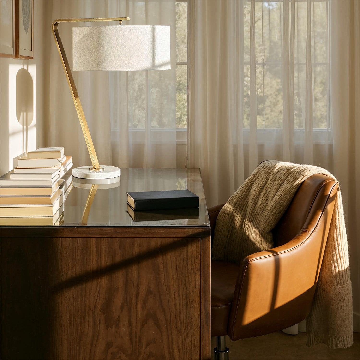 Currey & Co Brachium Desk Lamp