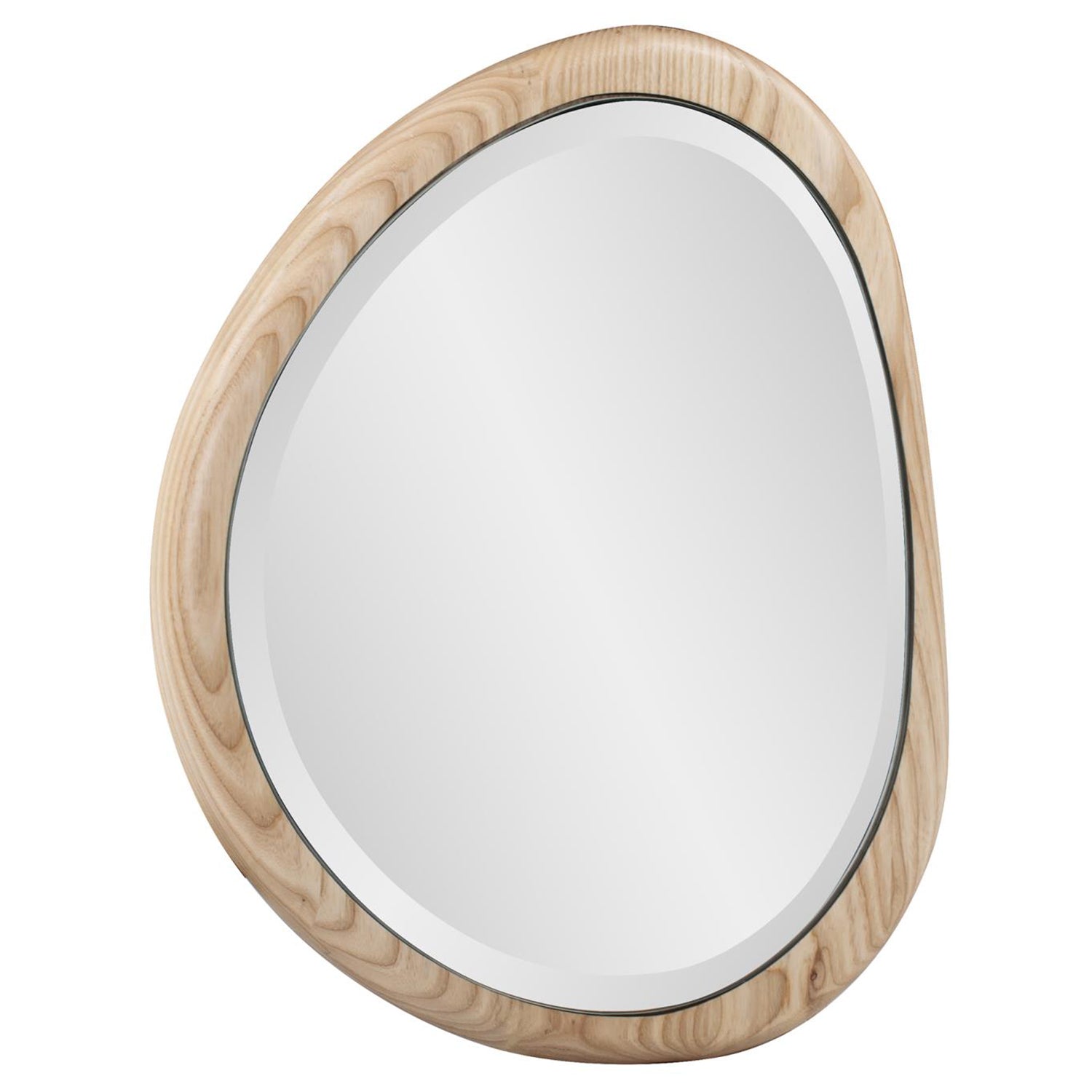 Dragmar Asymmetrical Wood Wall Mirror