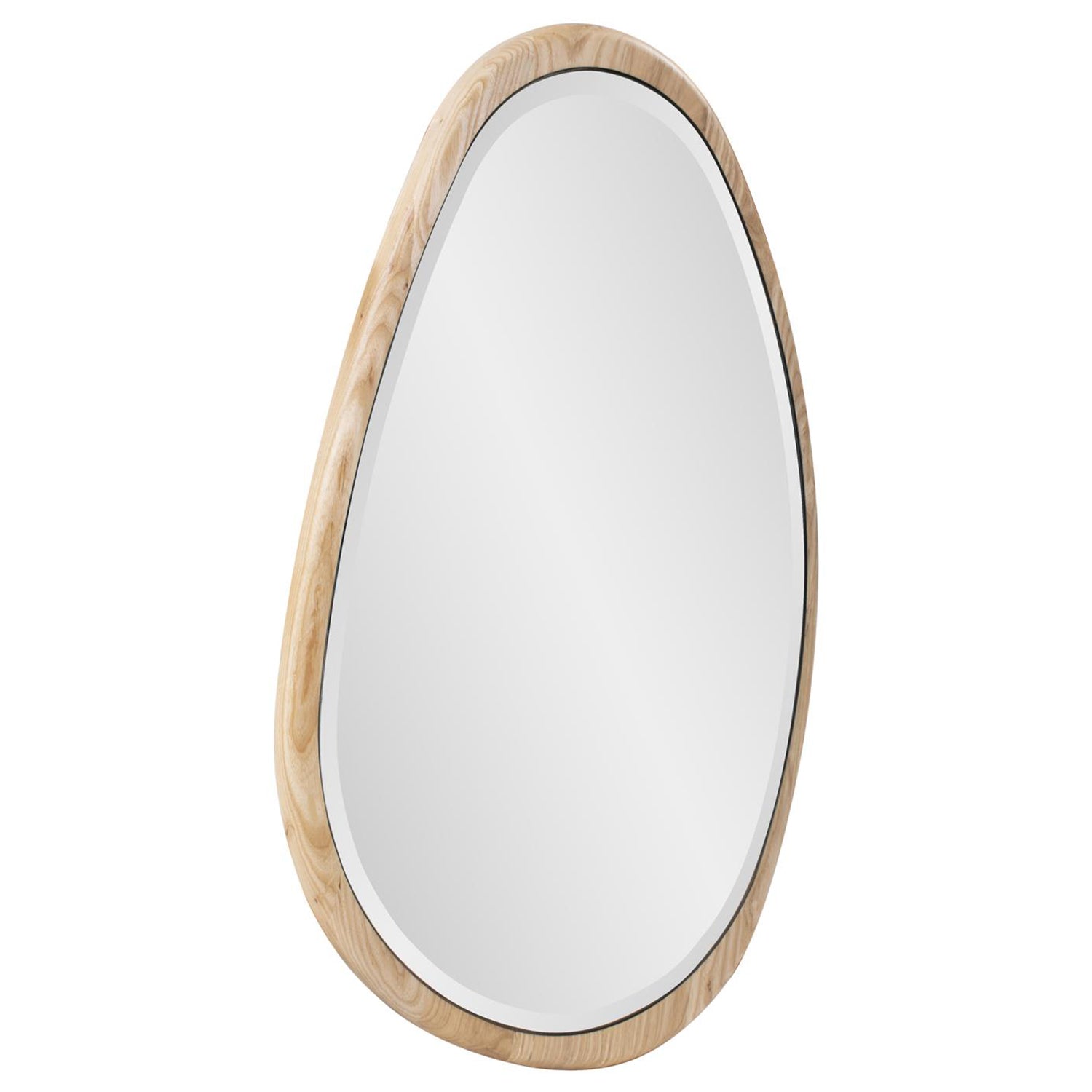 Dragmar Asymmetrical Wood Wall Mirror