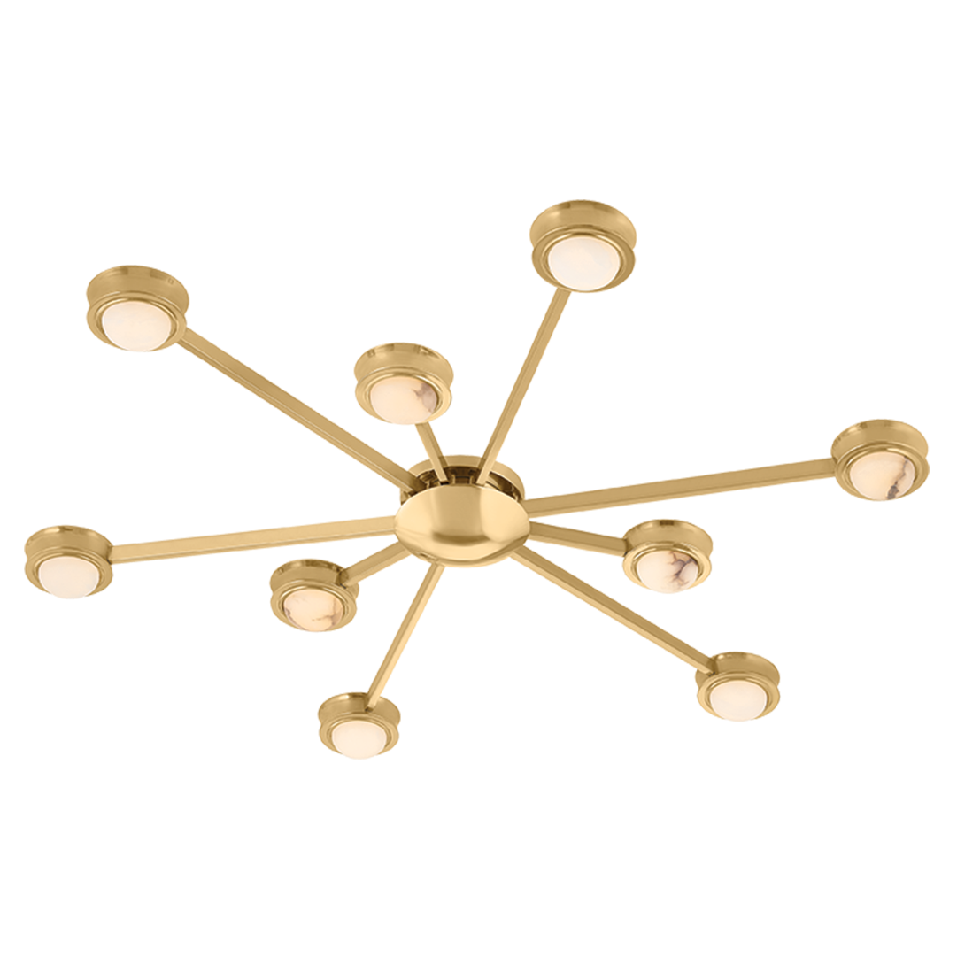 Corbett Lighting Amon Small Flush Mount in Vintage Bronze, primary product view