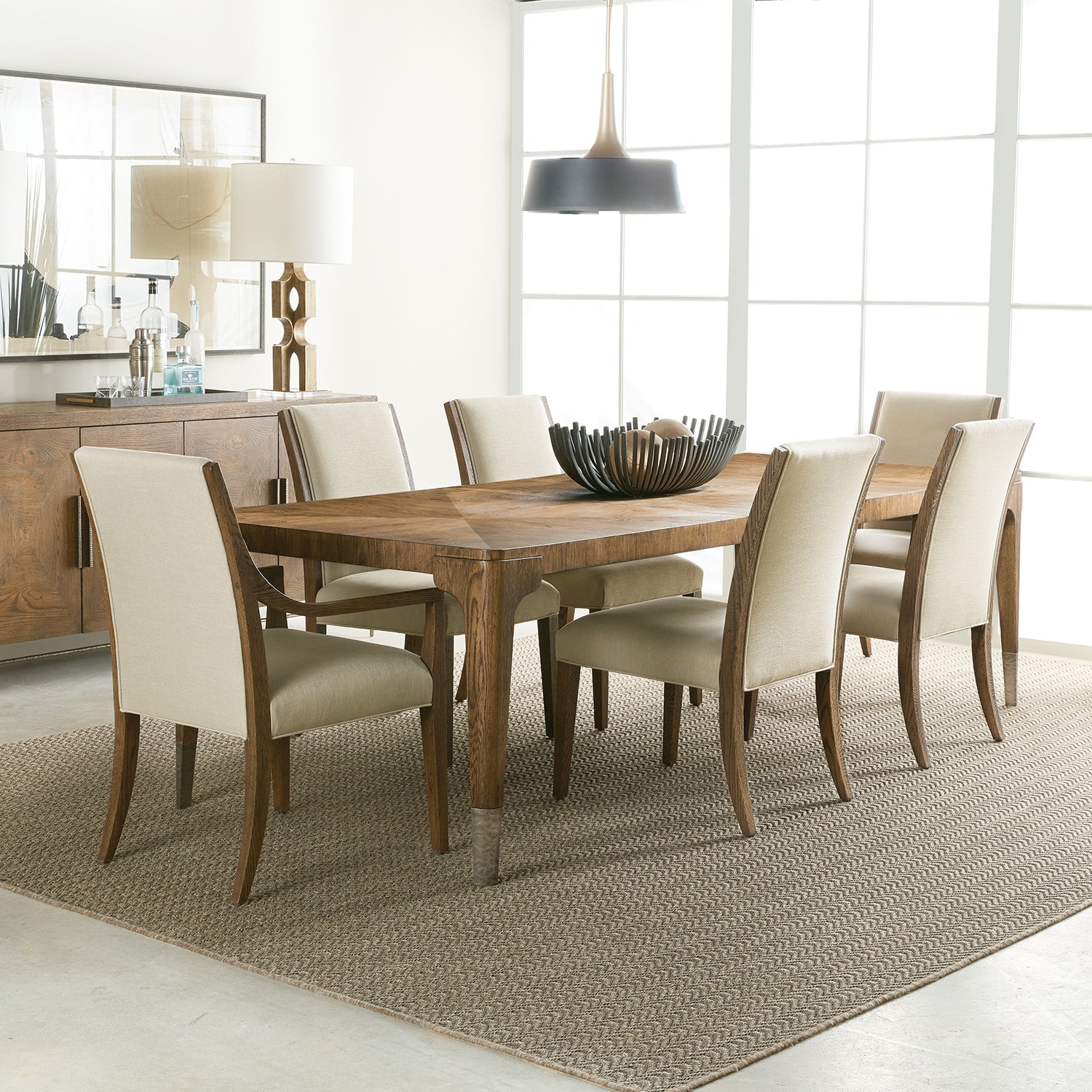 Hooker Furniture Chapman Upholstered Arm Chair Set of 2