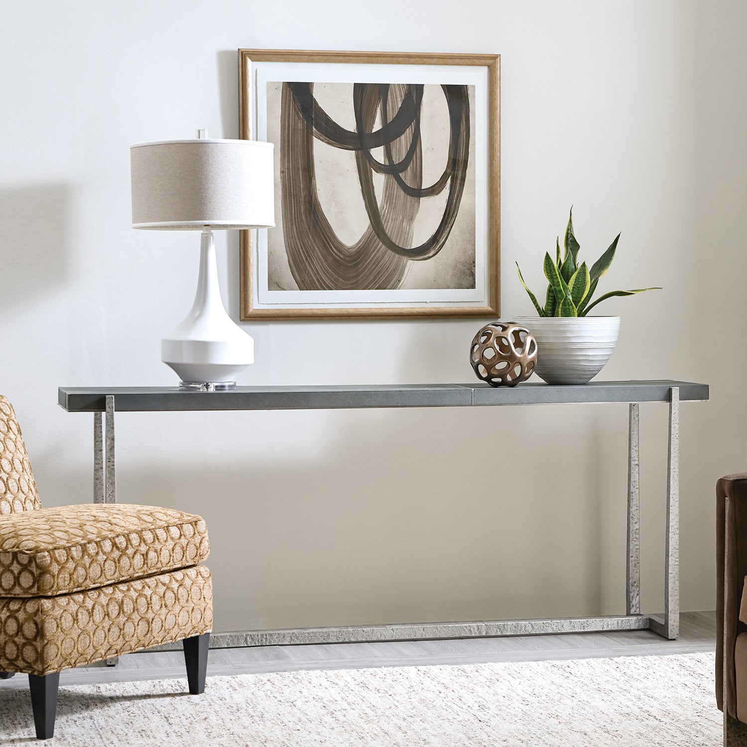 Hooker Furniture Chapman Mixed Media Console Table