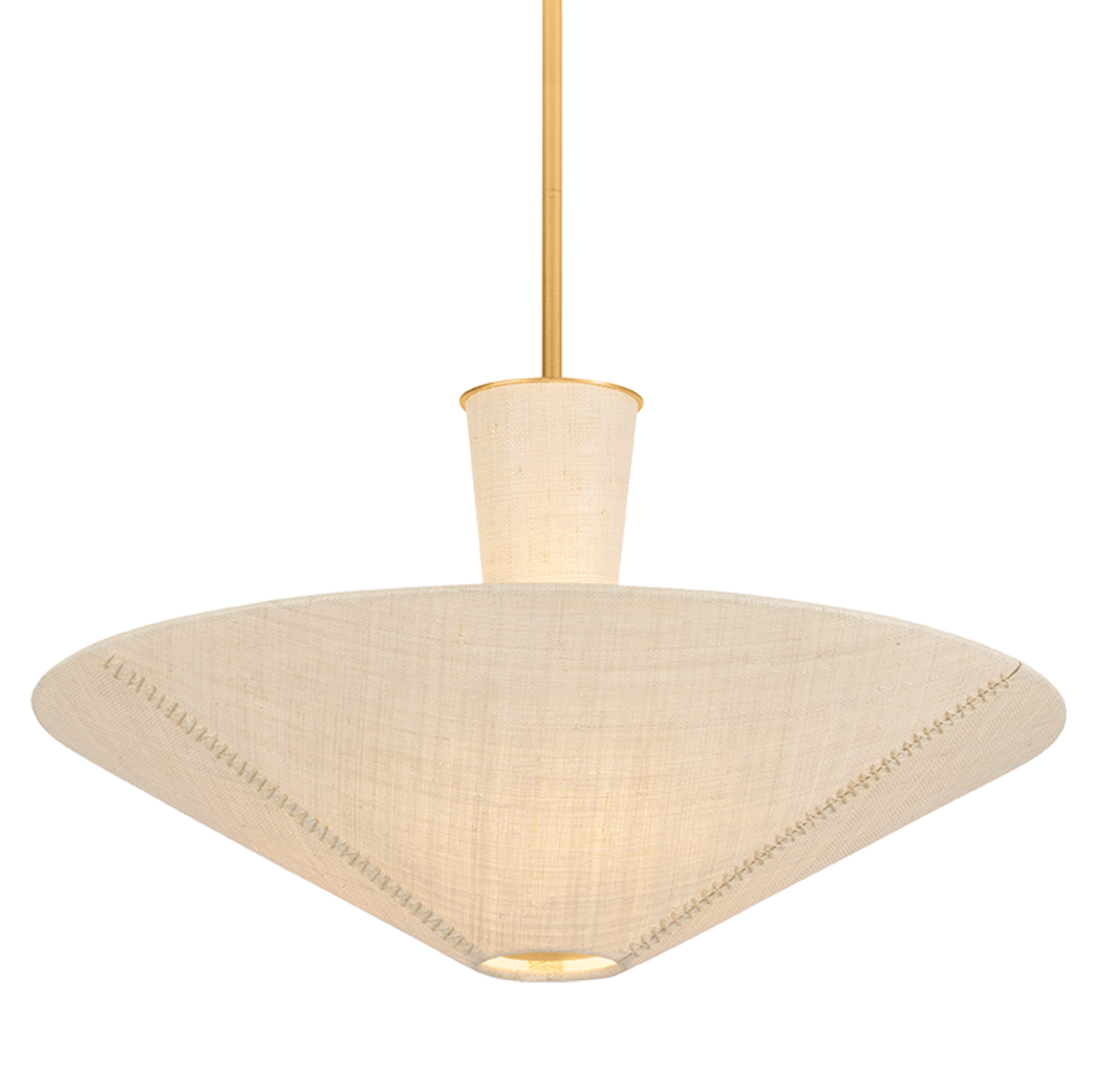 Hudson Valley Lighting Salisbury Mills Pendant in Gold Leaf, primary product view