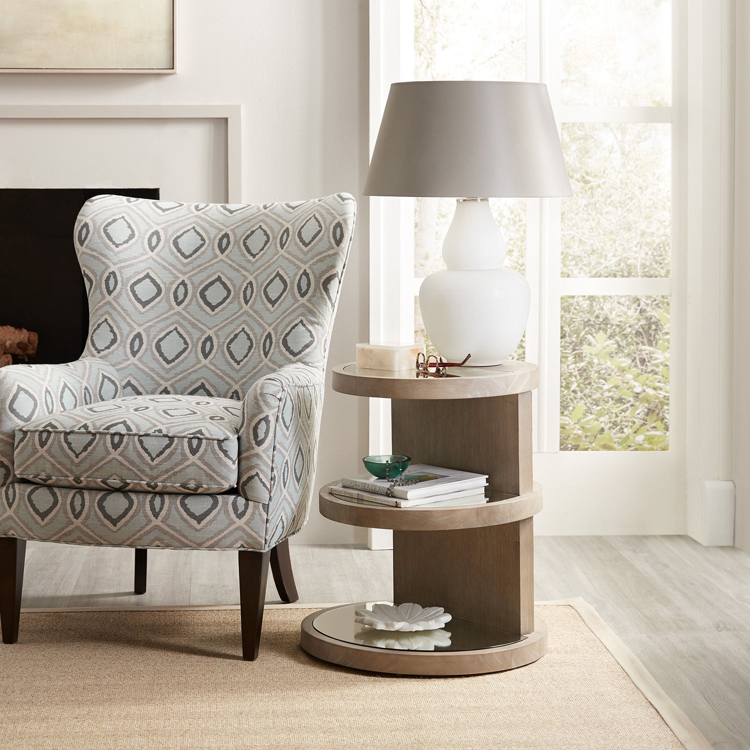 Hooker Furniture Affinity Round End Table Set of 2 - Final Sale