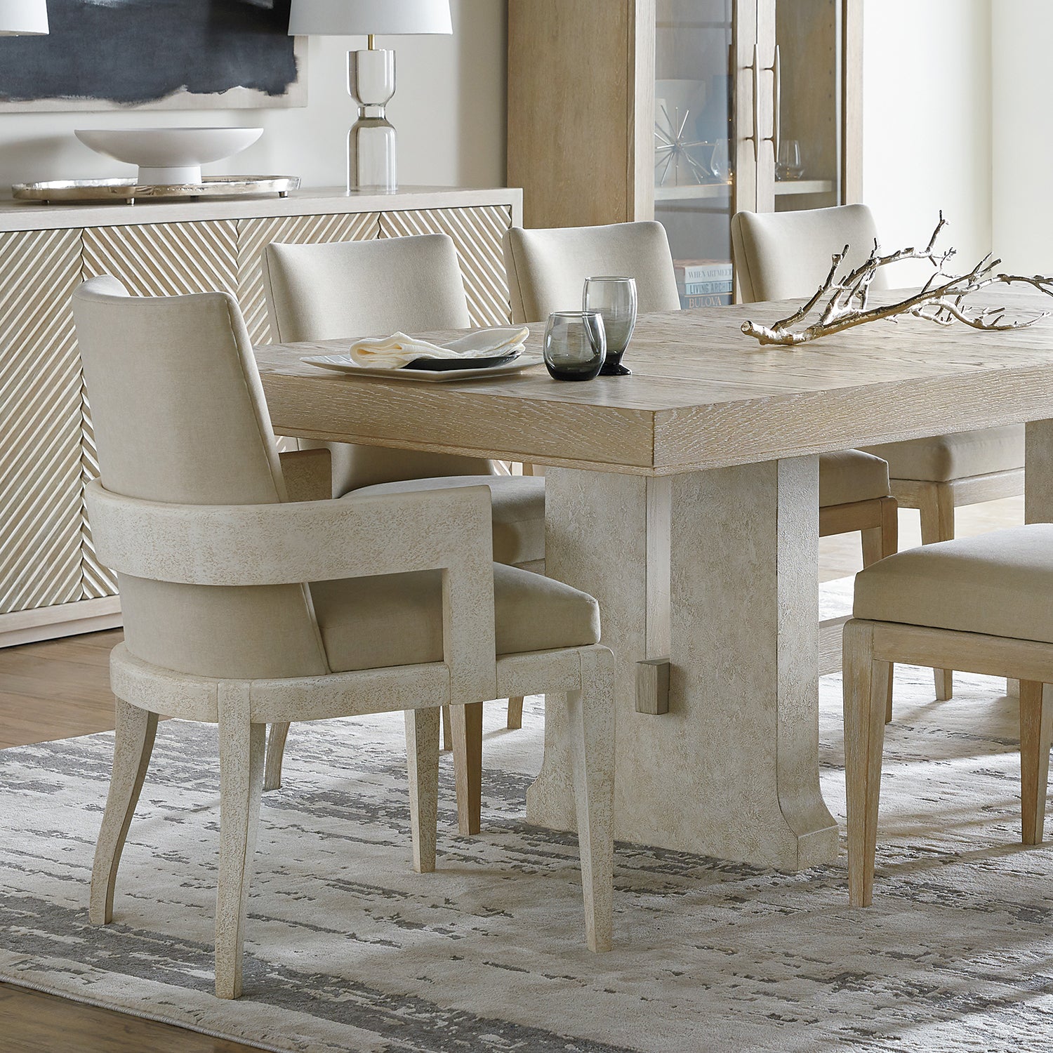 Hooker Furniture Cascade Upholstered Arm Chair Set of 2