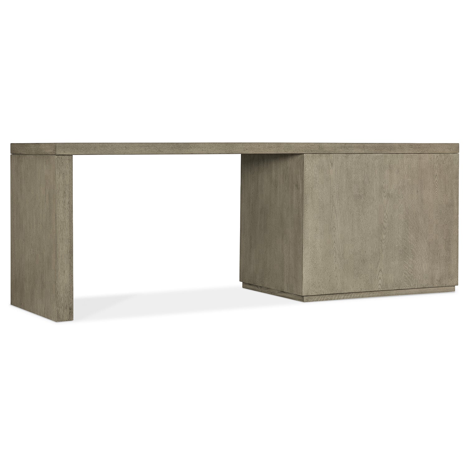 Hooker Furniture Linville Falls Desk with Open Desk Cabinet
