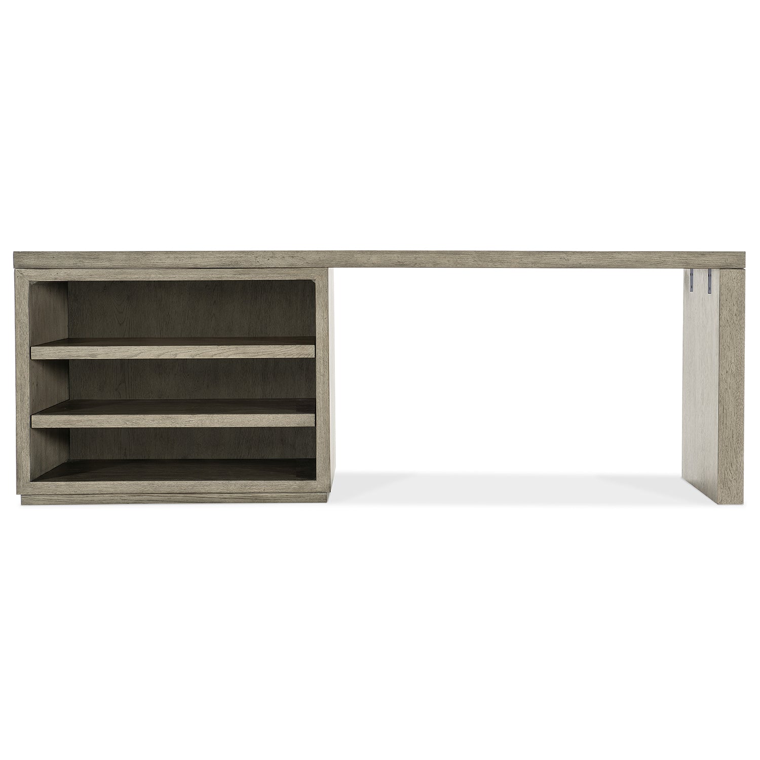 Hooker Furniture Linville Falls Desk with Open Desk Cabinet