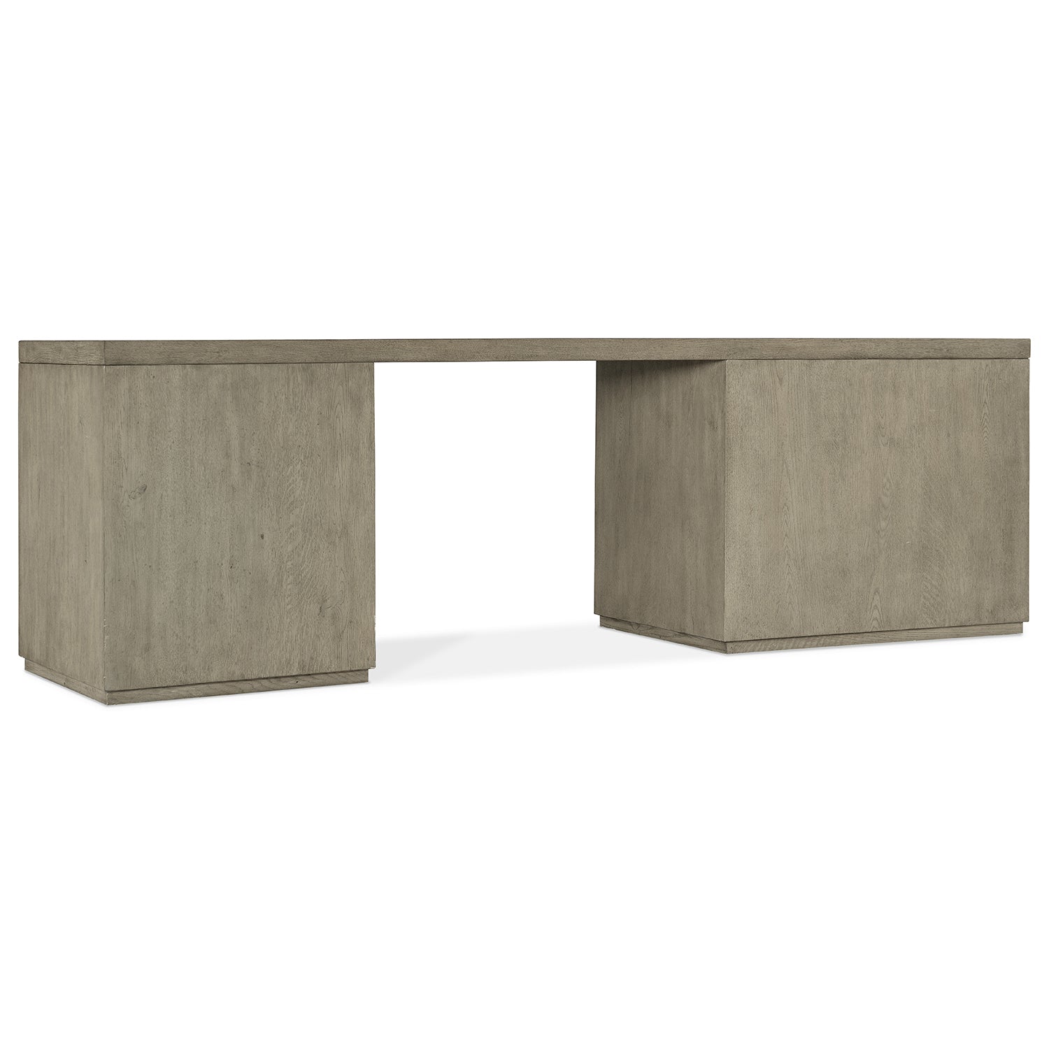 Hooker Furniture Linville Falls Desk with One File and Open Desk Cabinet