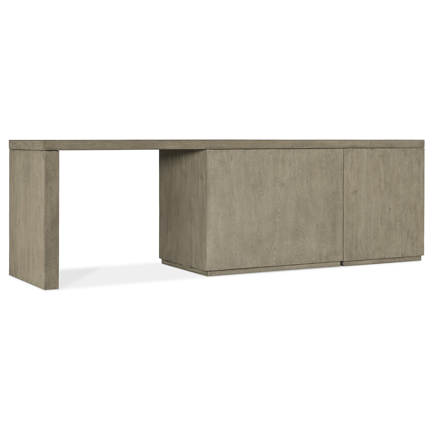 Hooker Furniture Linville Falls Desk with File and Open Desk Cabinet