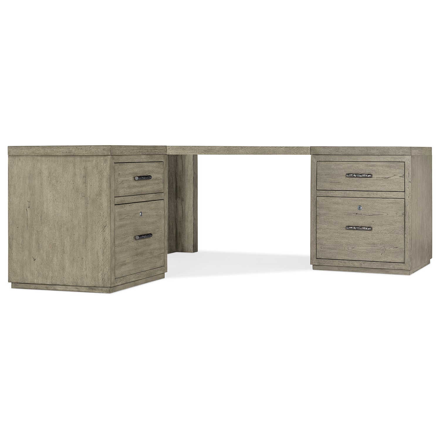 Hooker Furniture Linville Falls Corner Desk with Two Files