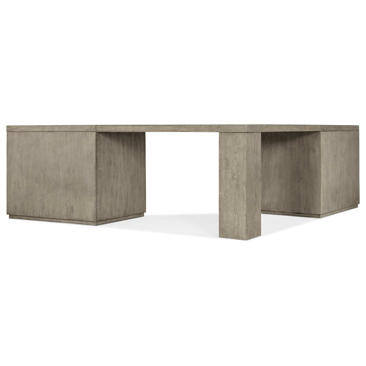 Hooker Furniture Linville Falls Corner Desk with Lateral File and Open Desk Cabinet