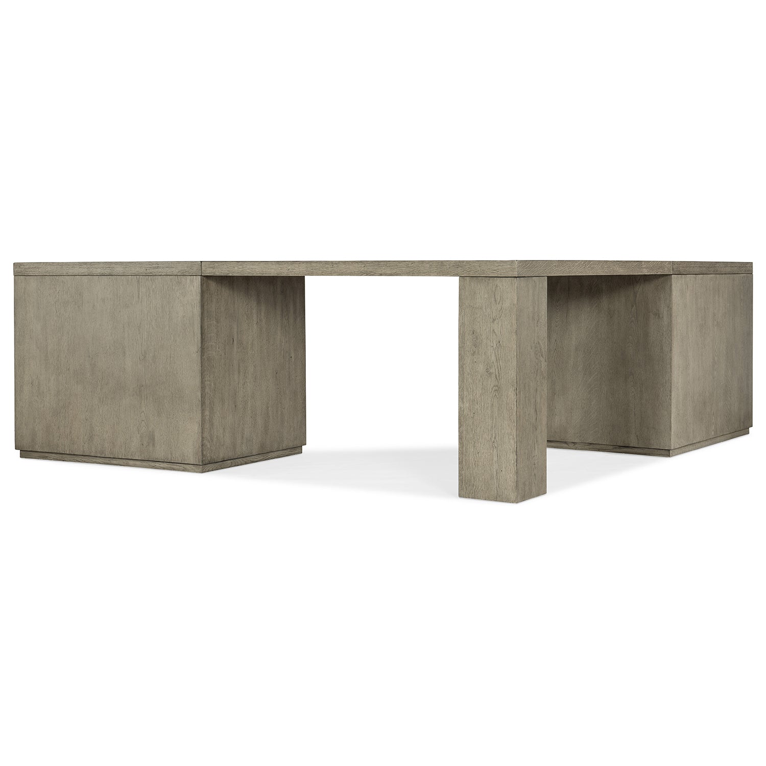 Hooker Furniture Linville Falls Corner Desk with Two Lateral Files