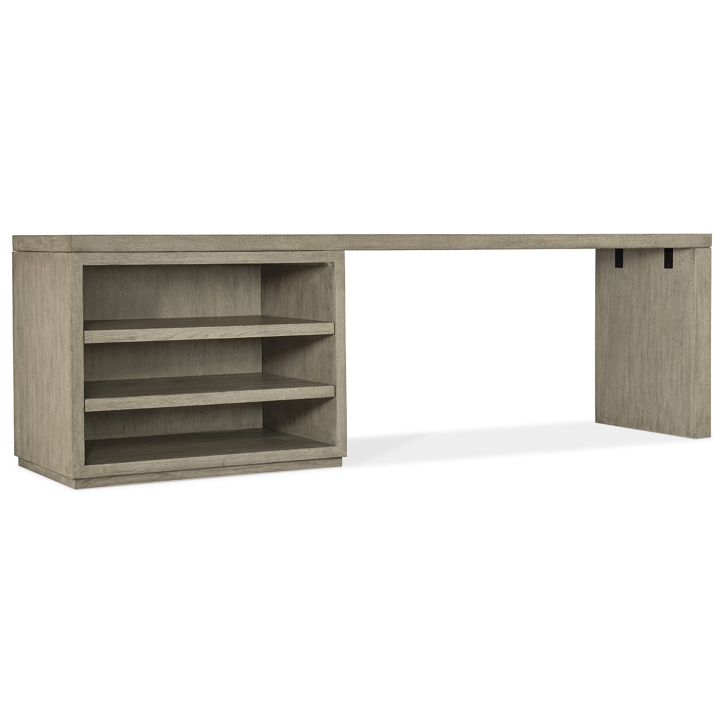 Hooker Furniture Linville Falls Desk with Open Desk Cabinet