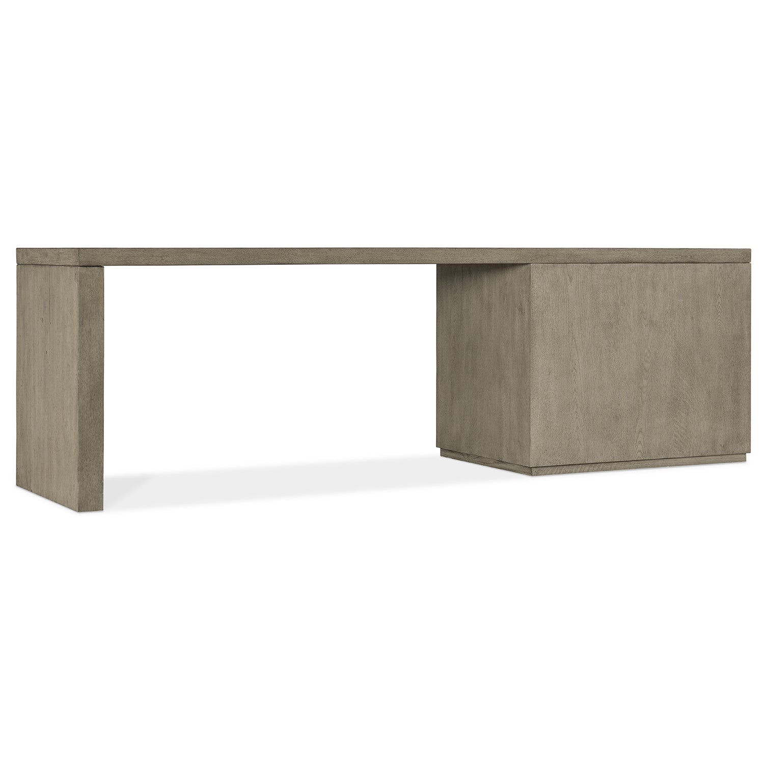 Hooker Furniture Linville Falls Desk with Open Desk Cabinet