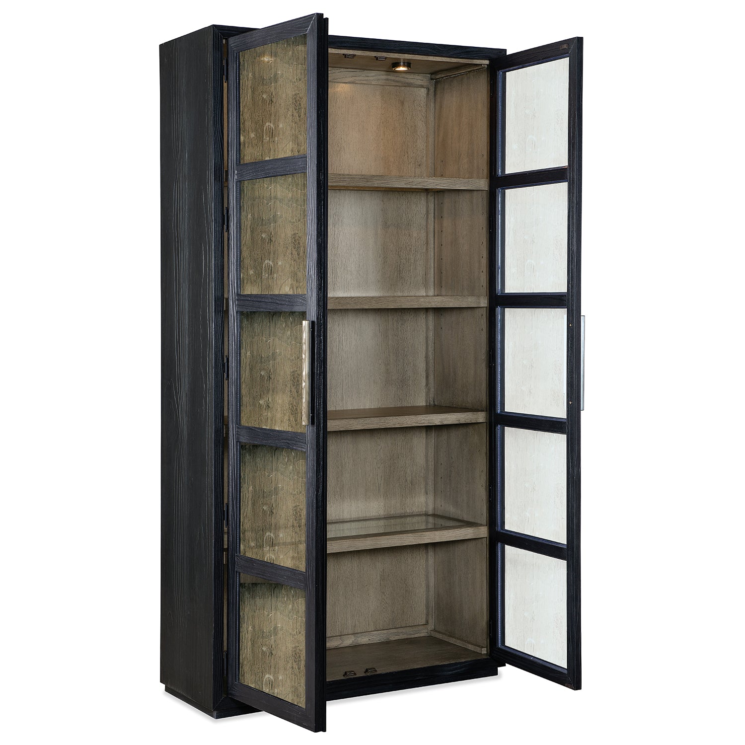 Hooker Furniture Linville Falls Shou Sugi Ban Curio Cabinet