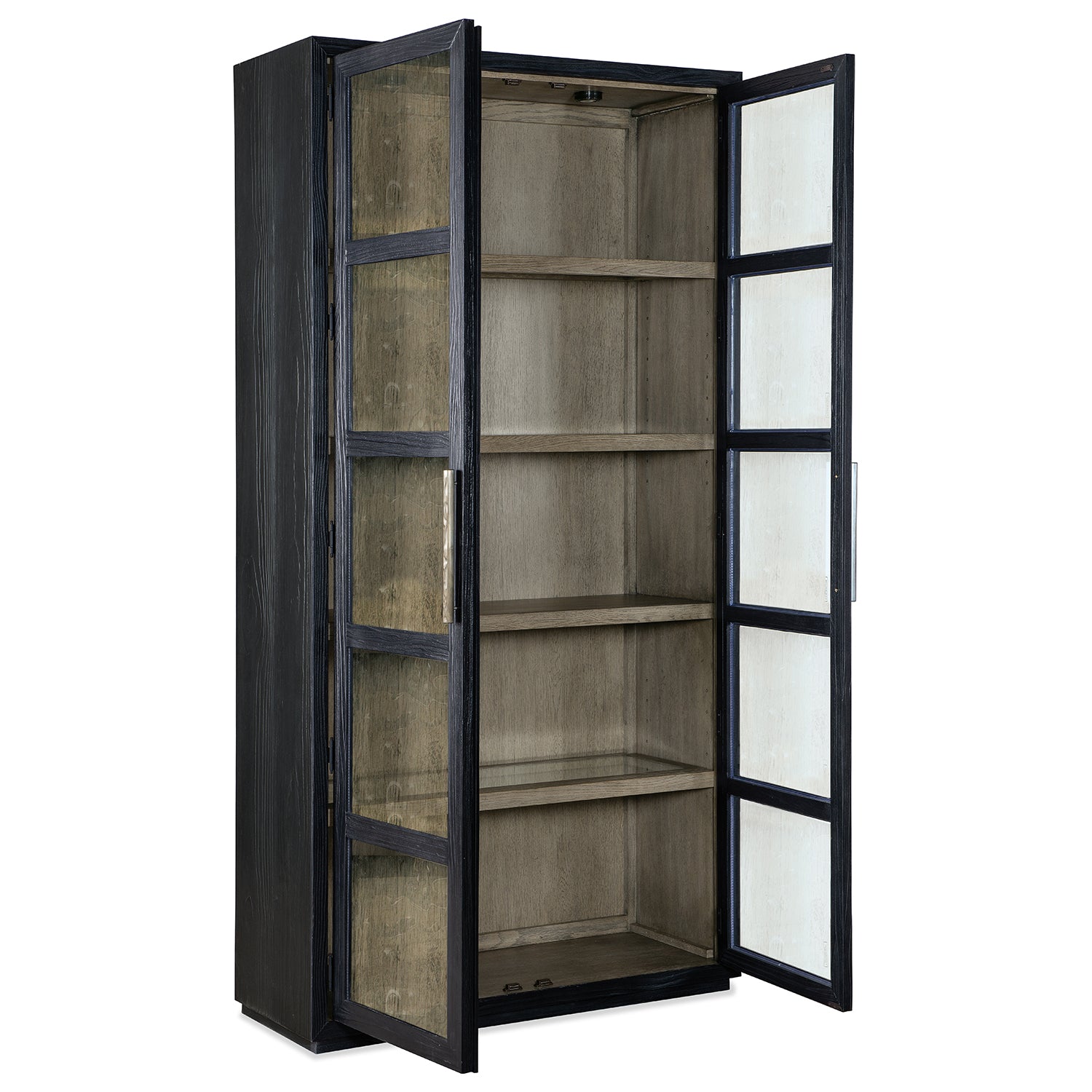 Hooker Furniture Linville Falls Shou Sugi Ban Curio Cabinet