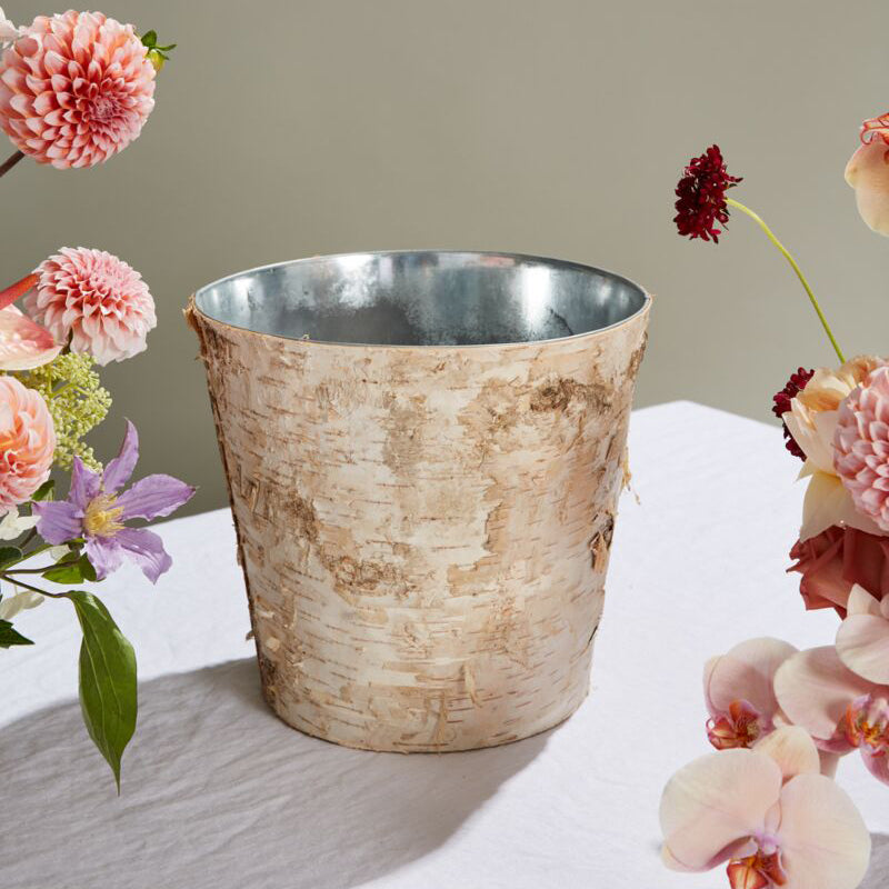 Birch with Zinc Lining Pot
