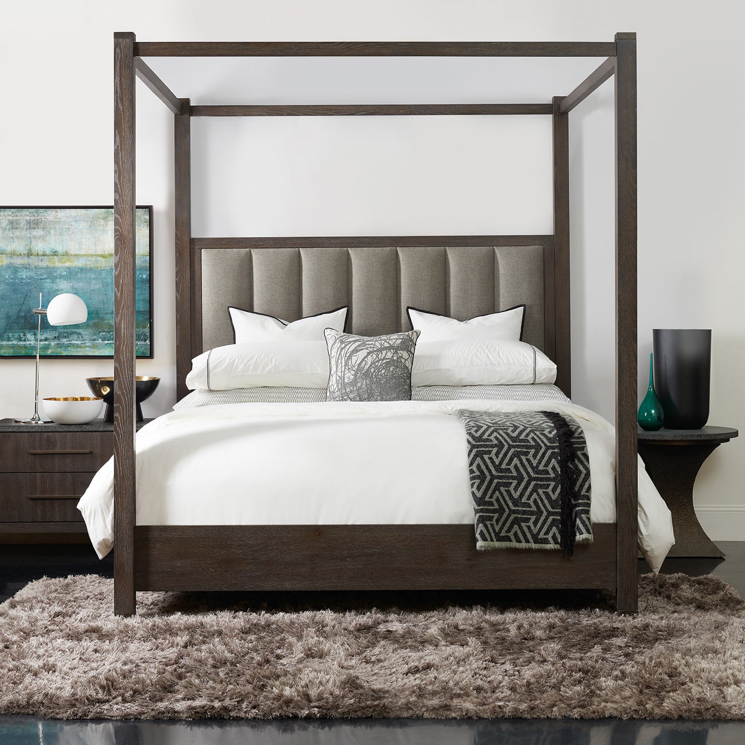 Hooker Furniture Miramar Aventura Jackson Canopy Poster Bed