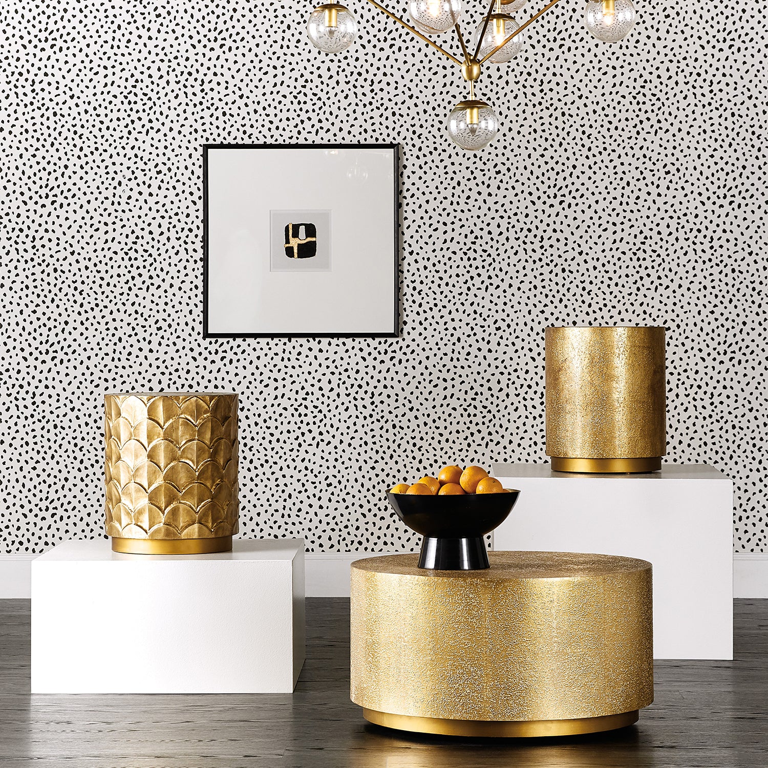 Hooker Furniture Melange Audra Round Accent Table Set of 2