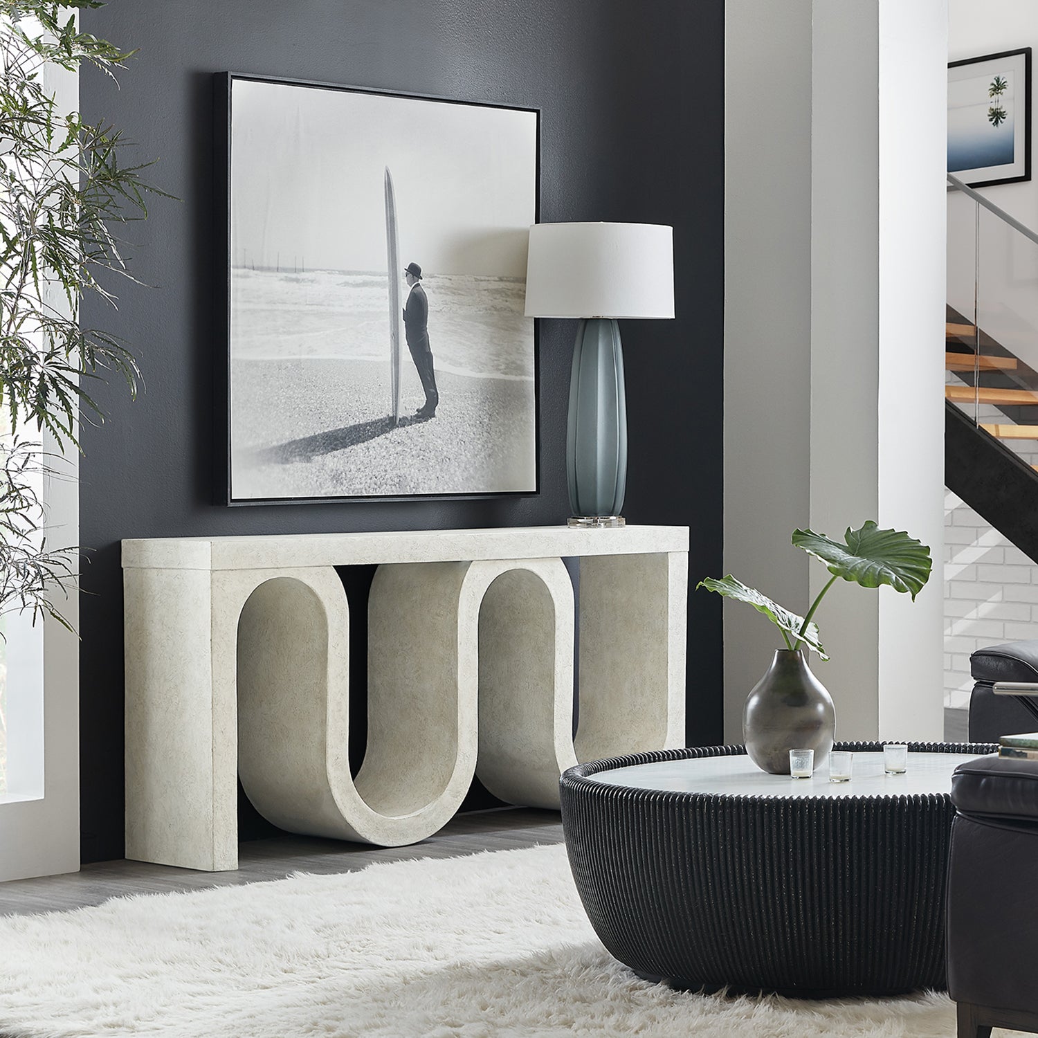 Hooker Furniture Melange Snaked Console Table