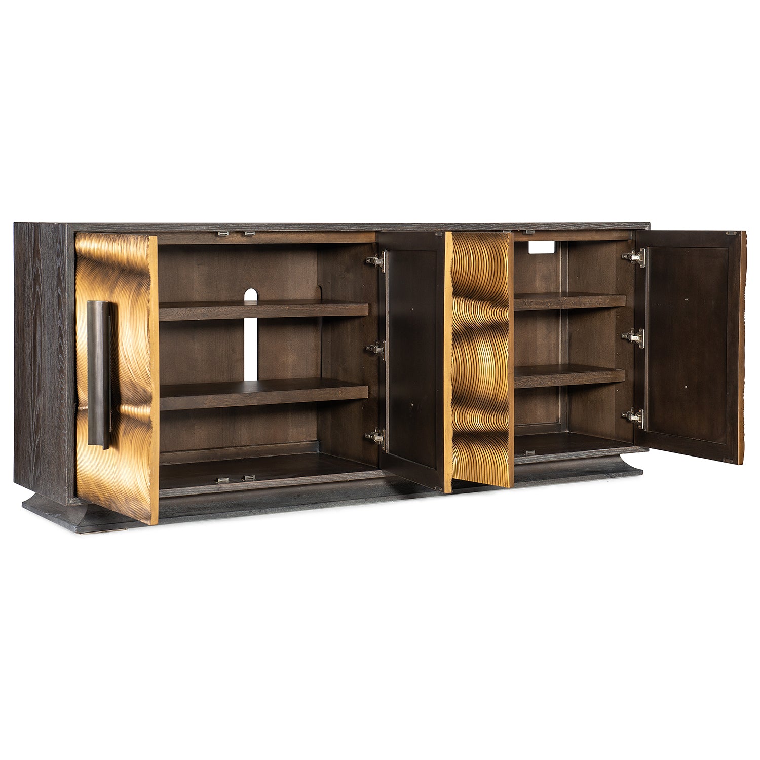 Hooker Furniture Melange Swaley Four Door Credenza