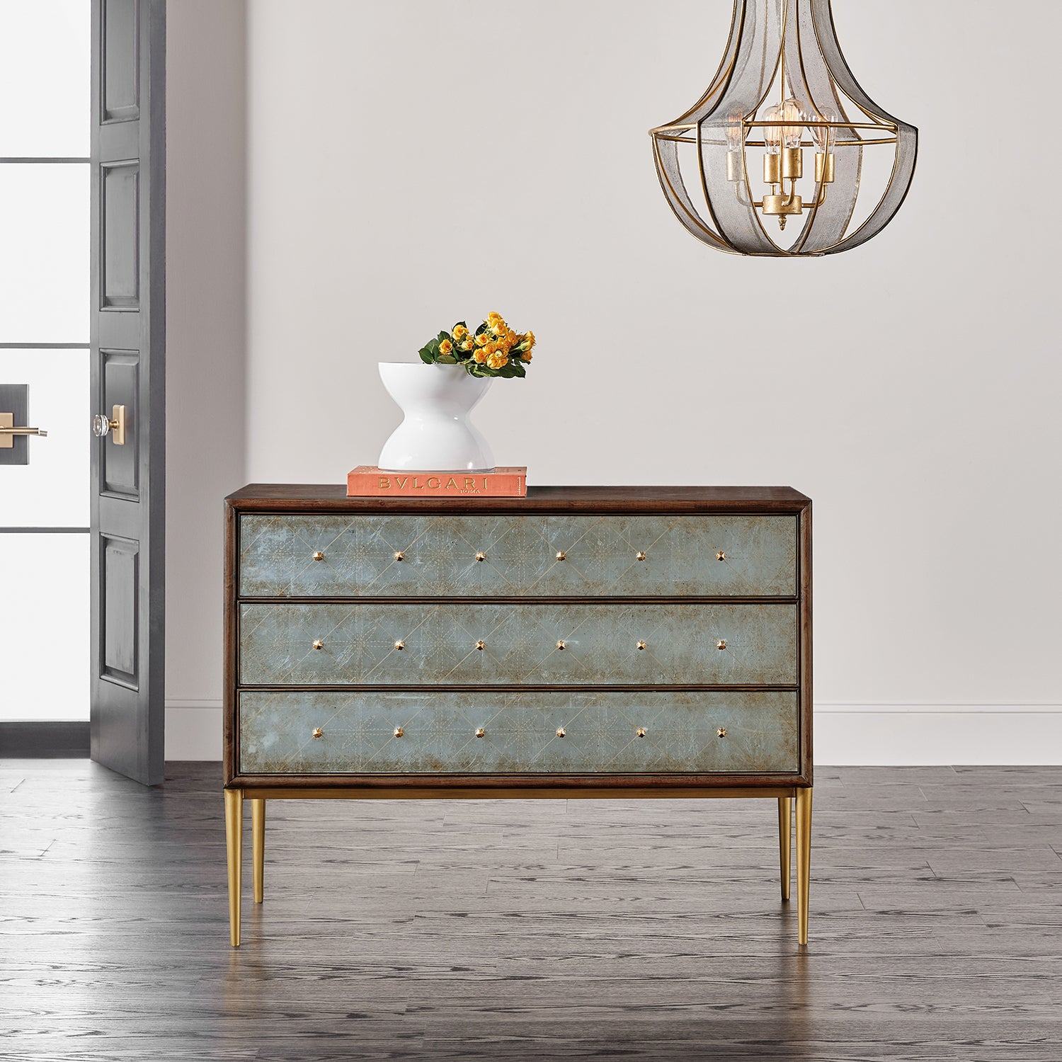 Hooker Furniture Melange Estrella Three Drawer Chest