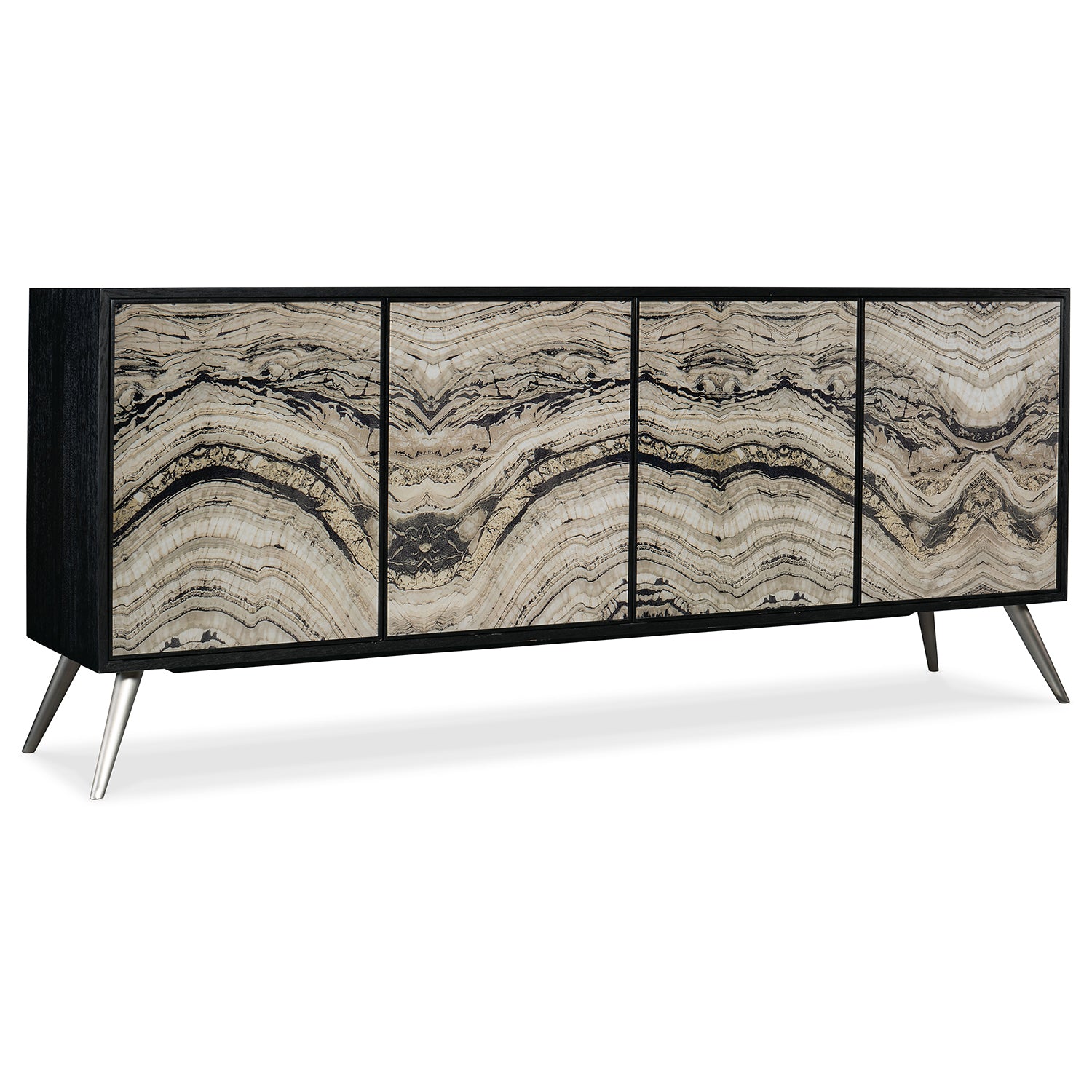 Hooker Furniture Melange Rockee Four Door Credenza