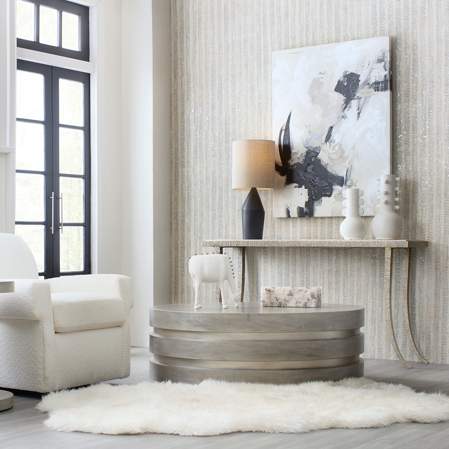 Hooker Furniture Melange Sabre Console Table