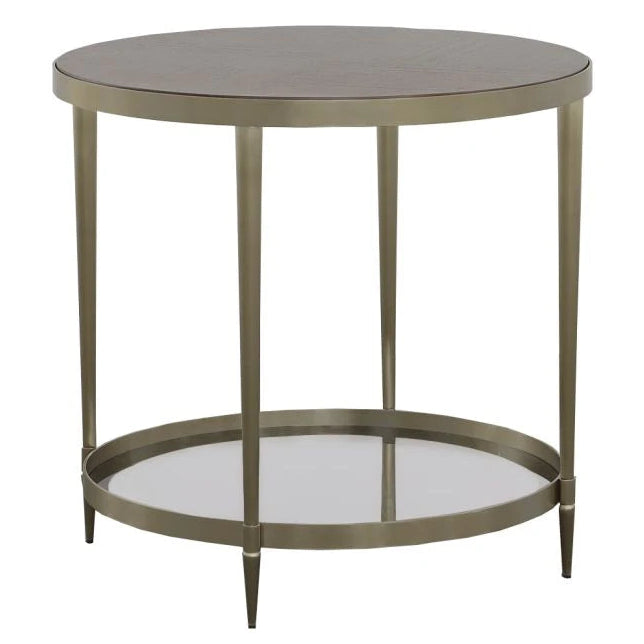 Fairfield Chair x Libby Langdon Marlowe Tiered Round End Table